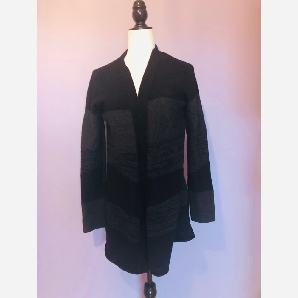 Eileen Fisher wool open cardigan - Picture 2 of 4
